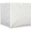 HowHomely Úložný textilný box SOFT CUBE 30 cm biely