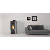 Crystal 12 KW peletové kachle s rozvodom vzduchu