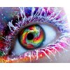 Amparo Miranda® Maľovanie podľa čísiel Oko s inovatívkou