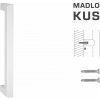 FT - MADLO kód 802K 25x25 mm ST ks NEM - nerez matná (F60) 25x25 mm 1200 mm – cena za ks