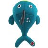 Dog Fantasy Water Float veľryba pískacia a plávajúca tyrkysová 28 cm