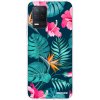 Picasee silikónový prehľadný obal pre Realme 8 5G - Pink Monstera