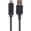 SM7021BL USB 3.0 A/M - USB 3.1 C/M 1m čierna, rýchle nabíjanie EMOS