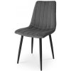 Sammer Kvalitné stoličky do jedálne v tmavo sivej farbe LR2023 Aksamit tmavo siva