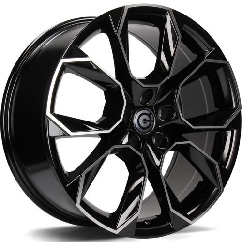 CARBONADO Beast 8,5x19 5x112 ET43 black front polished