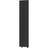 Mexen Dallas, vykurovacie teleso 1600 x 360 mm, 1039 W, čierna, W214-1600-360-00-70