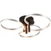 TRIO 648110605 CARUSO stropné svietidlo D650mm SMD LED 43W/4980lm 2300+3000+4000K brúsený hliník, switchdimmer