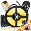 Sada LED neónových COB pásikov 12V 5m 4000K 60W - zdroj + diaľkový ovládač