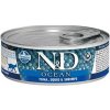 N&D konzerva cat OCEAN tuna, squid & shrimp 70g