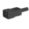PREMIUMCORD Konektor napájecí 230V na kabel (samec, IEC C20) cs220m16
