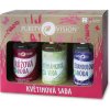 Purity Vision Květinová Ružová voda zo vzácnej damašskej ruže 100 ml + Bio rumančeková voda 100 ml + Bio Levanduľová voda 100 ml darčeková sada