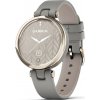 Garmin Lily Classic Cream Gold / Braloba Gray, Leather Band