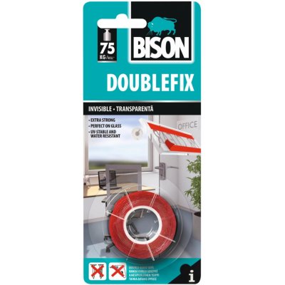 Bison Doublefix Invisible Montážna lepiaca páska 1,5 m x 19 mm