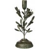 Ib Laursen Kovový svietnik Mistletoe Leaves