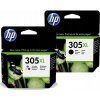 Sada originálnych atramentov HP 305XL čierna 3YM62AE + farba 3YM63AE