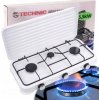 Prenosný turistický plynový varič s 3 horákmi 2x 2,2kW + 1x 1,1kW