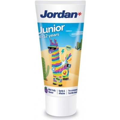 Jordan Junior zubná pasta 6-12 rokov 50 ml