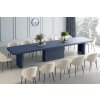 Luxusný rozkladací jedálenský stôl Amore Colore PORTOFINO modrá MAT Modra tmava MAT