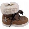 Čižmy, jesenné a zimné topánky pre deti, hnedé Wojtyłko, zateplené, veľkosť 28