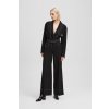 NOHAVICE KARL LAGERFELD CONTRAST STITCH PANTS BLACK