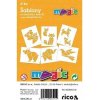 Primo Magic Papírové šablony sada R1 GEOMETRIK ZOO