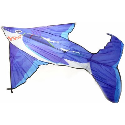 Lietajúci drak Drak s motívom žraloka 130x125 cm (5901271549166)
