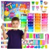 SLIME VEĽKÁ SADA NA VYRÁBANIE GLUTOV PRE DETI PLASTICKÁ MASA 126v1
