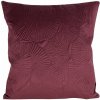 Takoy Obliečka na vankúš VELWET z mäkkého zamatu listy ginka-HF-404877 | 45 x 45 cm