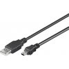 PremiumCord ku2m2a mini USB, A-B, 5pinů, 1,8m