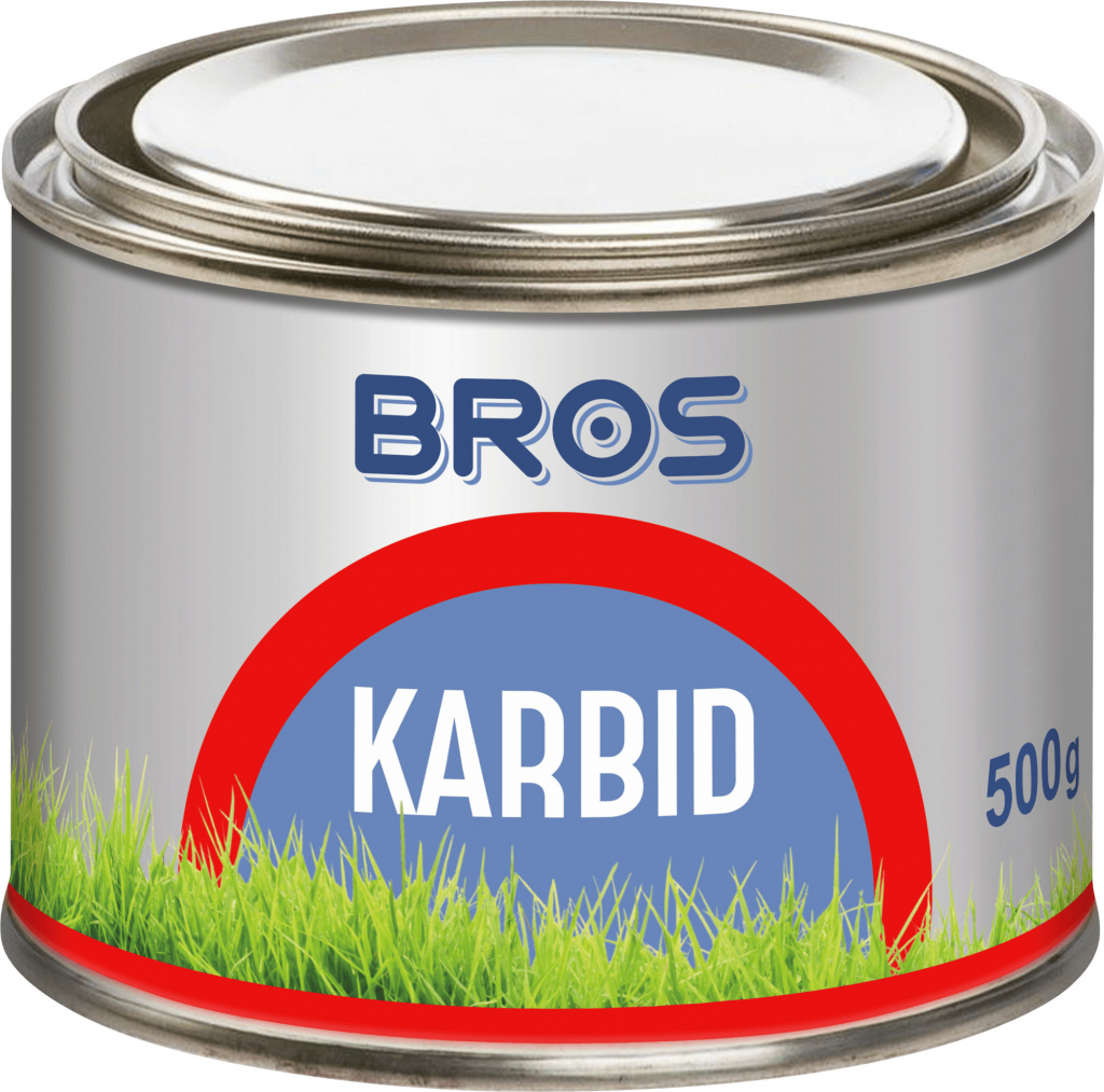 Bros Karbid granulovaný na odpudzovanie krtkov 500 g