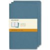 Set Of 3 Moleskine Large Ruled Cahier Journals