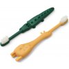 LIEWOOD Detská zubná kefka Fabio All Together Toddler – set 2 ks