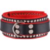 Dominate Me Leather Collar D35 Deluxe Black-Red