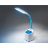 LED stolová lampa TS-1809 modrá so skrinkou na náradie 6W 350 lm, 3000K/4000K/6000K