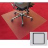 Podložka pod stoličku na koberce - Polykarbonát, štvorec, 1200 x 1200 mm
