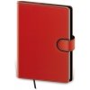 Flip A5 denný 2026 červeno/čierna
