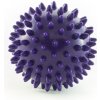 Masážna loptička - ježko - fialová 7,5 cm