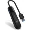 USB Hub Connect IT USB 3.0/USB 3.2, 3x USB 2.0 (CHU-4000-BK) čierny