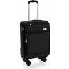 AVANCEA Textilný cestovný kufor GP9196 Black 4W čierny S 58x38x24 cm