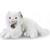Plyšová Hračka realistická perzská mačka biela Rappa 30 cm ECO