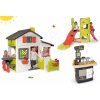 Smoby set preliezačka Multi-Activity Tower na šplhanie so šmykľavkou a domček Priateľov s predzáhradkou a kuchynkou 840201-6