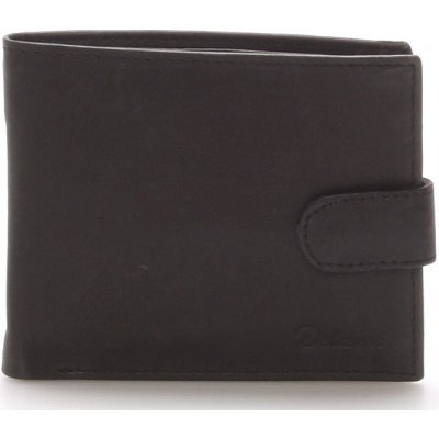 Delami pánska kožená peňaženka 9371 čierna čierna