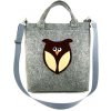 Filcová kabelka Sweet Owl šedá