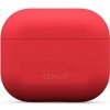 Puzdro na slúchadlá Epico silikónový obal pre AirPods (3. generácie) - červené