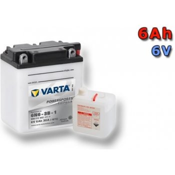 Batterie Moto VARTA 6N6-3B-1 6V 6ah 30A