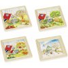 Goki viacvrstvové puzzle ročné obdobia