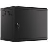 LANBERG RACK CABINET 19” WALL-MOUNT 9U/600X450 FOR SELF-ASSEMBLY WITH METAL DOOR BLACK (FLAT PACK) WF01-6409-00B Lanberg