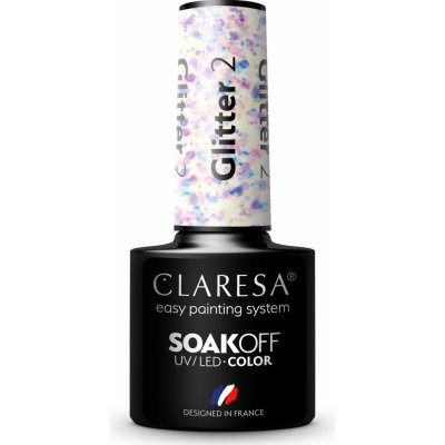 Claresa Gél lak Glitter 2 5 g