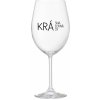 KRÁSNA KRÁĽOVNÁ KRÁSY - priehľadný pohár na víno 350 ml