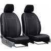 Autopoťahy Exclusive Alcantara 1+1 predné (Alcantara-koža) čierno-čierne Pok-ter